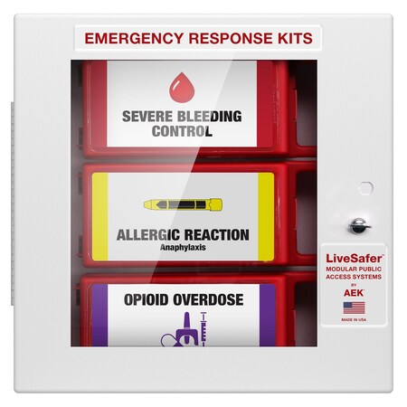 Livesafertm LiveSafer  Modular Emergency Response Kit 3 Inner Cases EN9999
